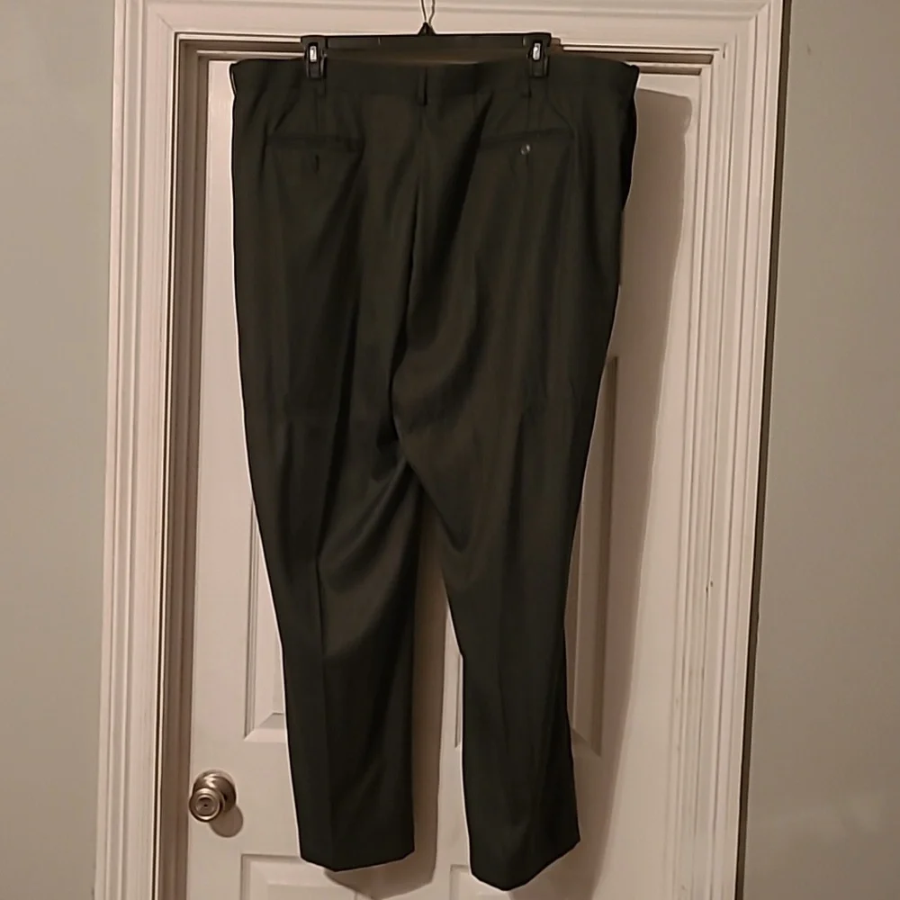 Savane Men's Dark Gray Dress Pants 48x32